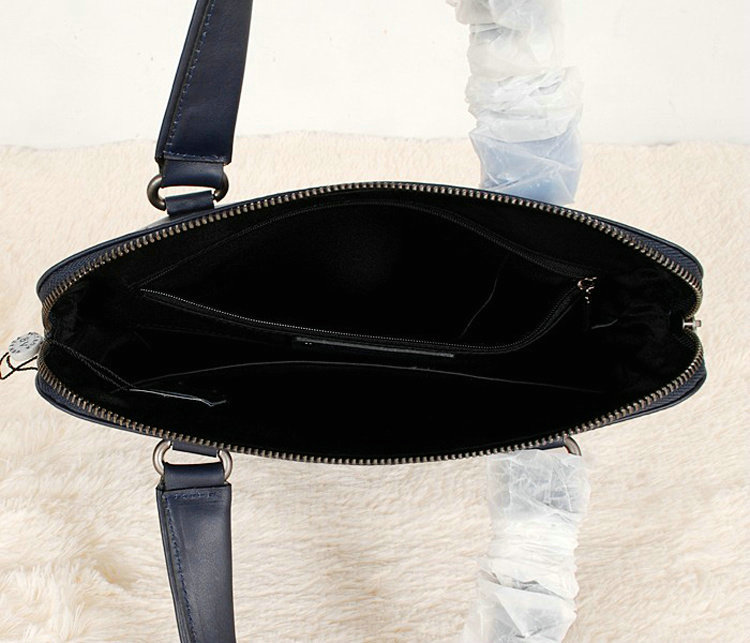 Bottega Veneta intrecciato VN tote 1153068-1 black&royalblue